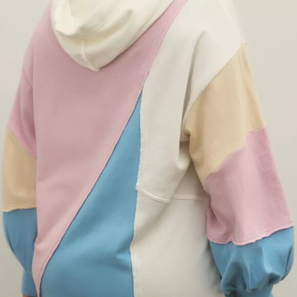 Anthropologie Pilcro Patchwork Hooded Sweatshirt - Picture 5 of 5